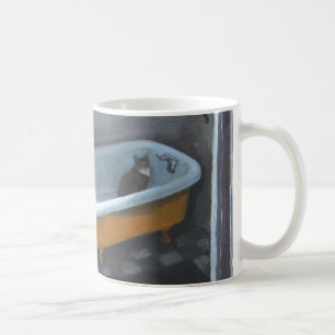 Katze in einer Wanne-Tasse Kaffeetasse