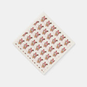 Katze in Eiscreme Cone Perfekt Serviette (Ecke)