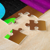 Katze in Fischschüssel Puzzle (Seite)