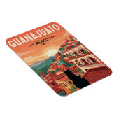 Katze in Guanajuato Mexiko Magnet (Rechte Seite)