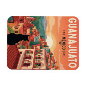 Katze in Guanajuato Mexiko Magnet (Horizontal)