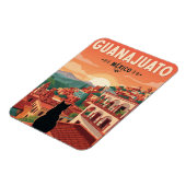 Katze in Guanajuato Mexiko Magnet (Linke Seite)