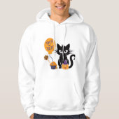 Katze in halloween hoodie (Vorderseite)