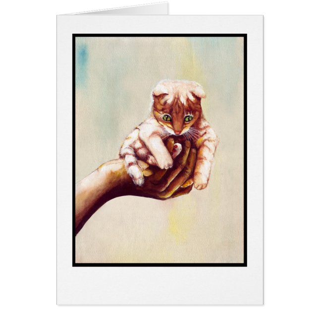 KATZE IN HAND (Vorne)