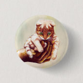 KATZE IN HAND BUTTON (Vorderseite)
