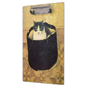 Katze in Hatbox, Solomon Meijer Klemmbrett (Links)