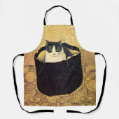 Katze in Hatbox, Solomon Meijer Schürze (Vorderseite)