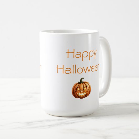 Katze in Hexenkostüm Kaffeetasse (VorderseiteRechts)