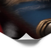 Katze in ihrem Aussehen Poster (Ecke)