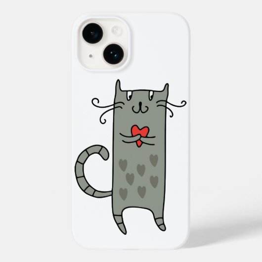 Katze in Liebe Case-Mate iPhone Hülle (Rückseite)