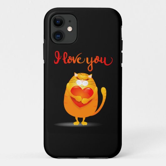 Katze in Liebe iPhone / iPad Gehäuse Case-Mate iPhone Hülle (Rückseite)