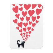 Katze in Liebe Magnet (Vertikal)