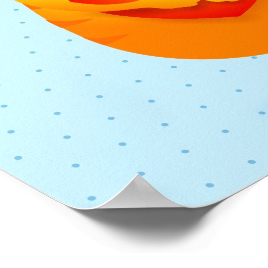 Katze in Liebe Poster (Ecke)