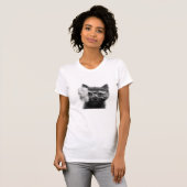 Katze in Maske T-Shirt (Vorne ganz)