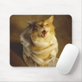 Katze in medizinischer Gaze verpackt Mousepad (Mit Mouse)