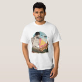 Katze in Naturfotografen Collage T-Shirt (Vorne ganz)