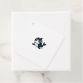 Katze in Orca Kostüm Geschenkanhänger (Beispiel)