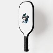 Katze in Orca Kostüm Pickleball Schläger (Links)