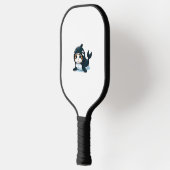 Katze in Orca Kostüm Pickleball Schläger (Links)