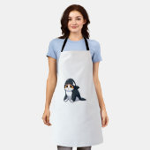Katze in Orca Kostüm Schürze (Getragen)
