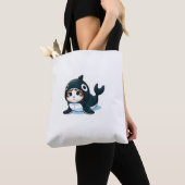 Katze in Orca Kostüm Tasche (Von Nahem)