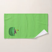 Katze in Pocket Badhandtuch Set (Handtuch)