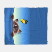 Katze in Pocket Fleecedecke (Vorderseite (Horizontal))