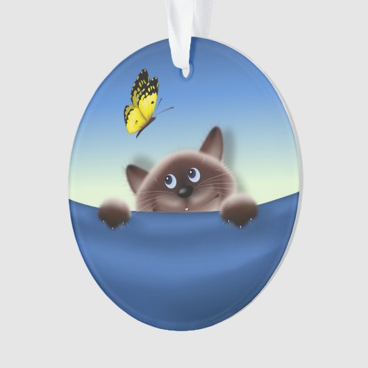 Katze in Pocket Ornament (Vorderseite)