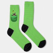 Katze in Pocket Socken (Rechts)
