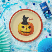 Katze in Pumpkin Halloween Paper Teller (Party)