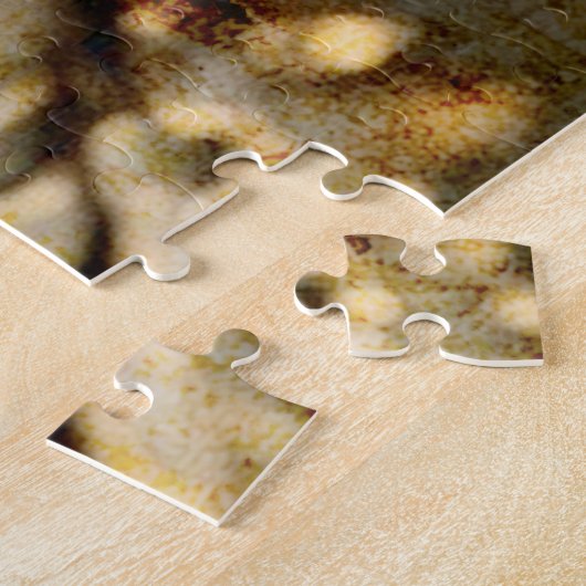 Katze in Samurai Helmet. Puzzle (Seite)