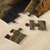 Katze in Samurai Helmet Puzzle (Seite)