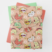 Katze in Sonnenbrillen Muster Geschenkpapier Set (Beispiel)