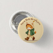 Katze in Stiefeln. Button (Vorne & Hinten)
