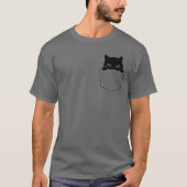 Katze in Tasche T-Shirt (Vorderseite)