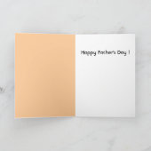 KATZE IN TRANSCENDENTAL MEDITATION , VATER'S DAY KARTE (Innenseite)