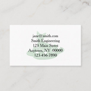 Katze in Ufo - Wählen Sie die Hintergrundfarbe Visitenkarte