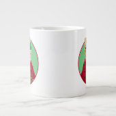 Katze in Ugly Christmas Sweater Jumbo-Tasse (Vorderseite)