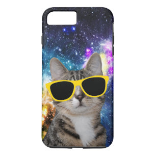 Katze in Weltraum iPhone 7 Plusfall Case-Mate iPhone Hülle