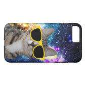 Katze in Weltraum iPhone 7 Plusfall Case-Mate iPhone Hülle (Rückseite (Horizontal))
