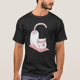 Katze Internationaler Tag des Yoga T-Shirt