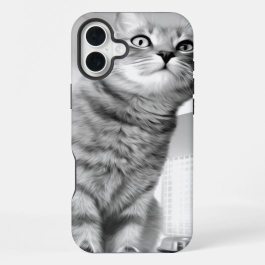 Katze iPhone Hülle (Rückseite)