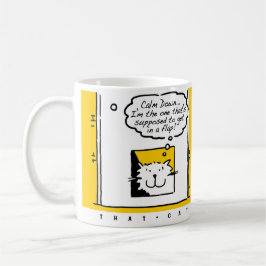 Katze ist ein bisschen in einer Klappe! Fun Cat Lo Kaffeetasse