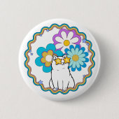 Katze ist ein Star Button (Vorderseite)