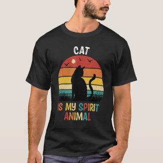 Katze ist mein spirituelles Tier Katze T-Shirt