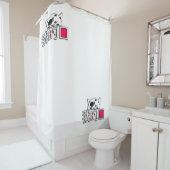 Katze ist meine Liebe Duschvorhang (Beispiel)