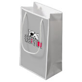 Katze ist meine Liebe Kleine Geschenktüte (Rückseite Schrägansicht)