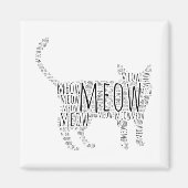 KATZE IST MEOW MAGNET (Vorne)