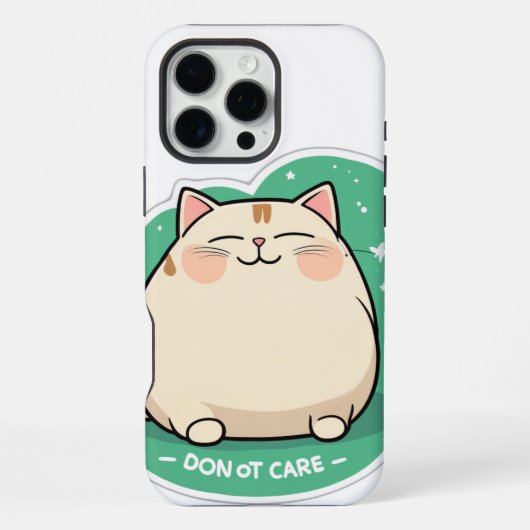 Katze ist mir egal iPhone hülle (Rückseite)