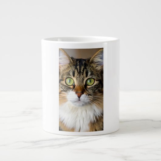 Katze Jumbo-Tasse (Vorderseite)